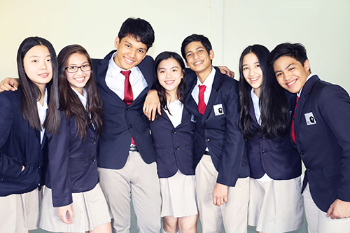 International school students at MIIS, Quezon City, Philippines