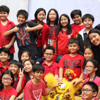 children smiling