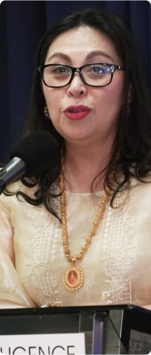 woman talking